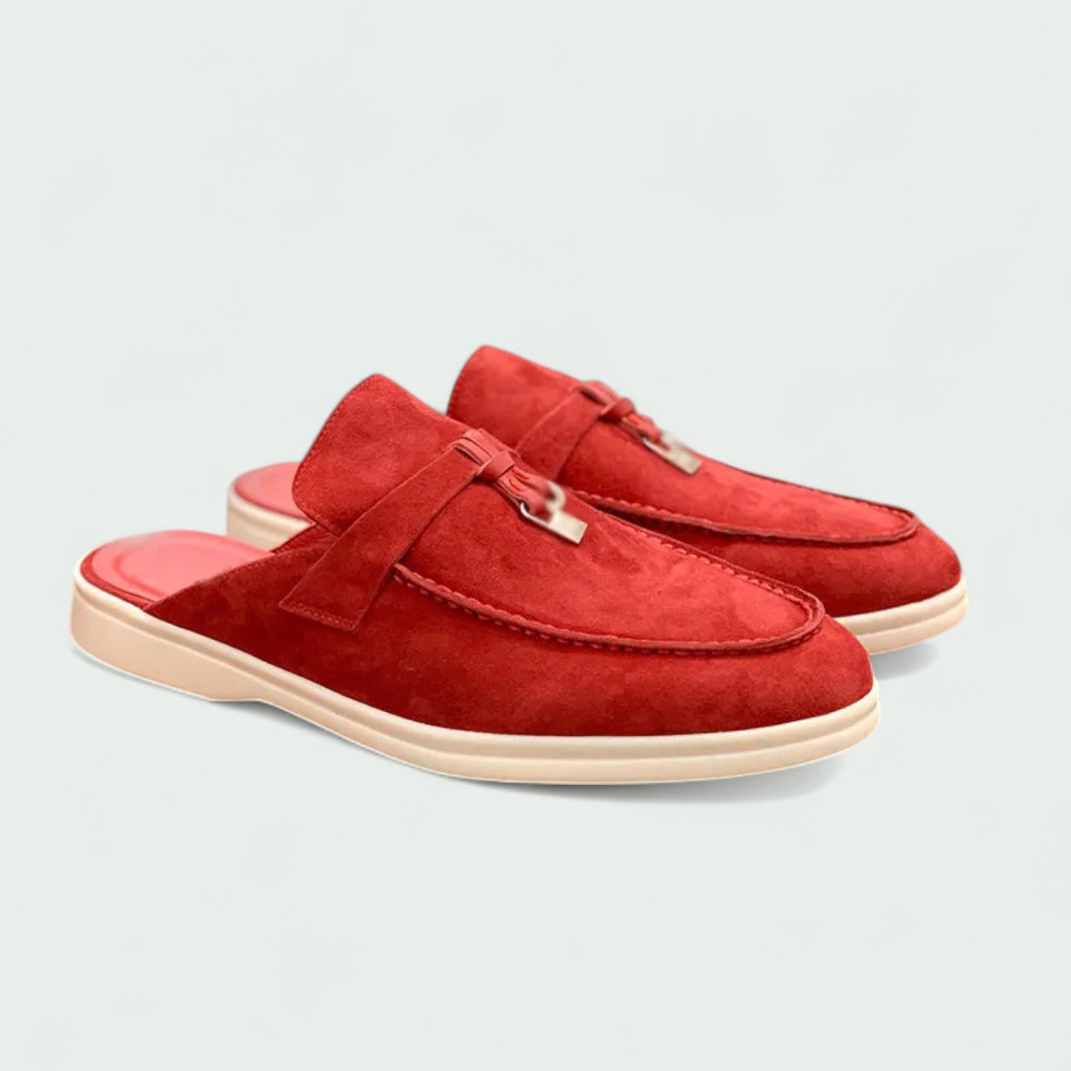 Strazoro | Women's Black Slip-On Old Money Loafers – Chic & Comfortable