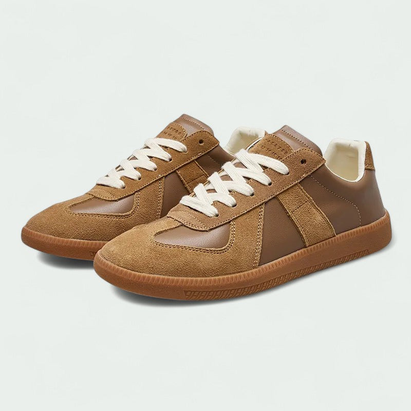 Strazoro | Men's Casual Sneakers Suede Panels Grippy Sole