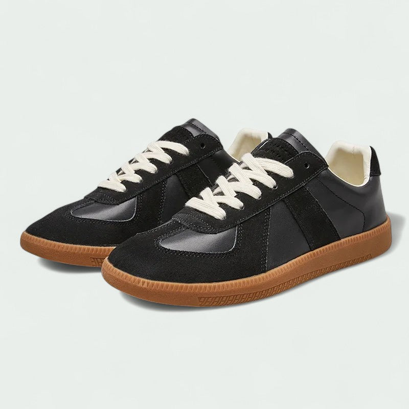 Strazoro | Men's Casual Sneakers Suede Panels Grippy Sole