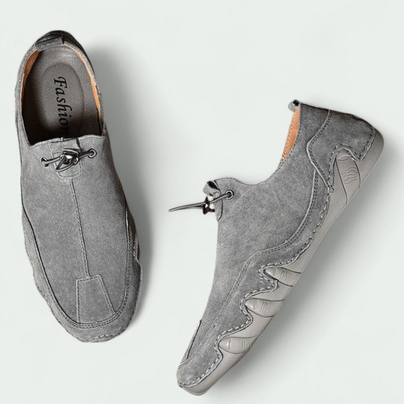 Strazoro | Slip-on Loafers with Soft Sole and Breathable Side Panel (Men)