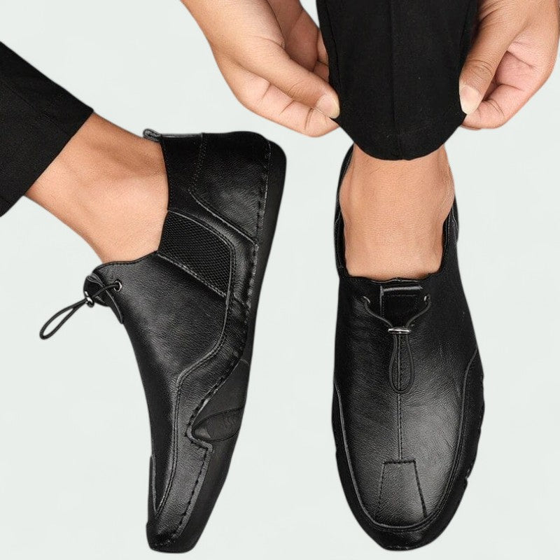 Strazoro | Slip-on Loafers with Soft Sole and Breathable Side Panel (Men)