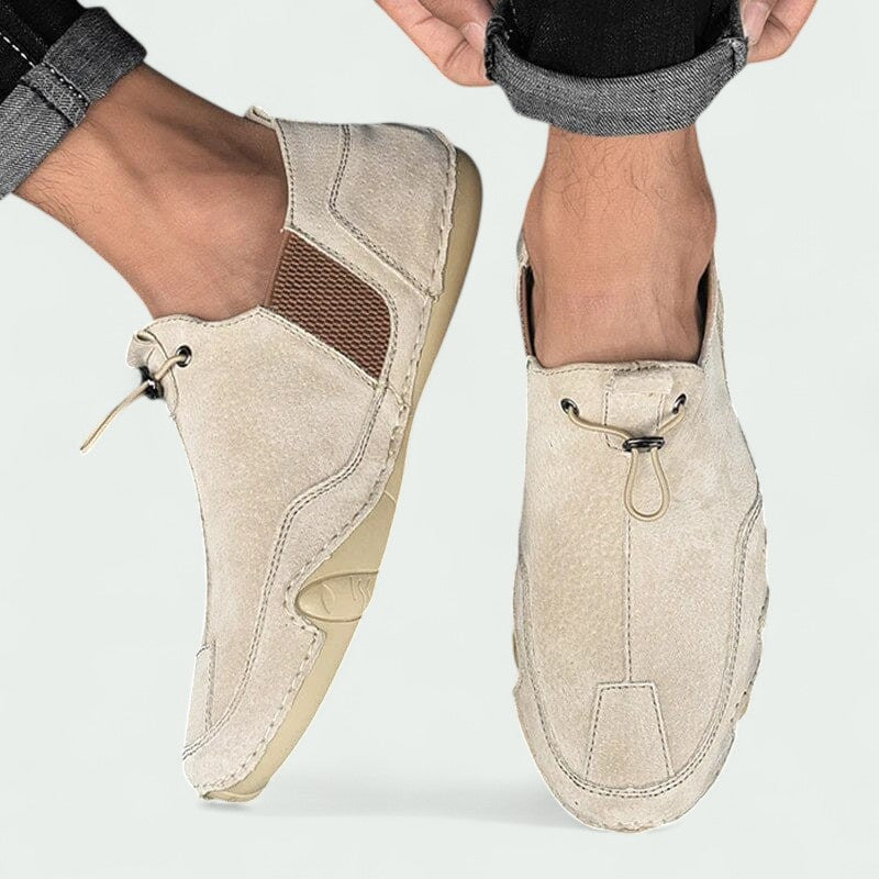 Strazoro | Slip-on Loafers with Soft Sole and Breathable Side Panel (Men)
