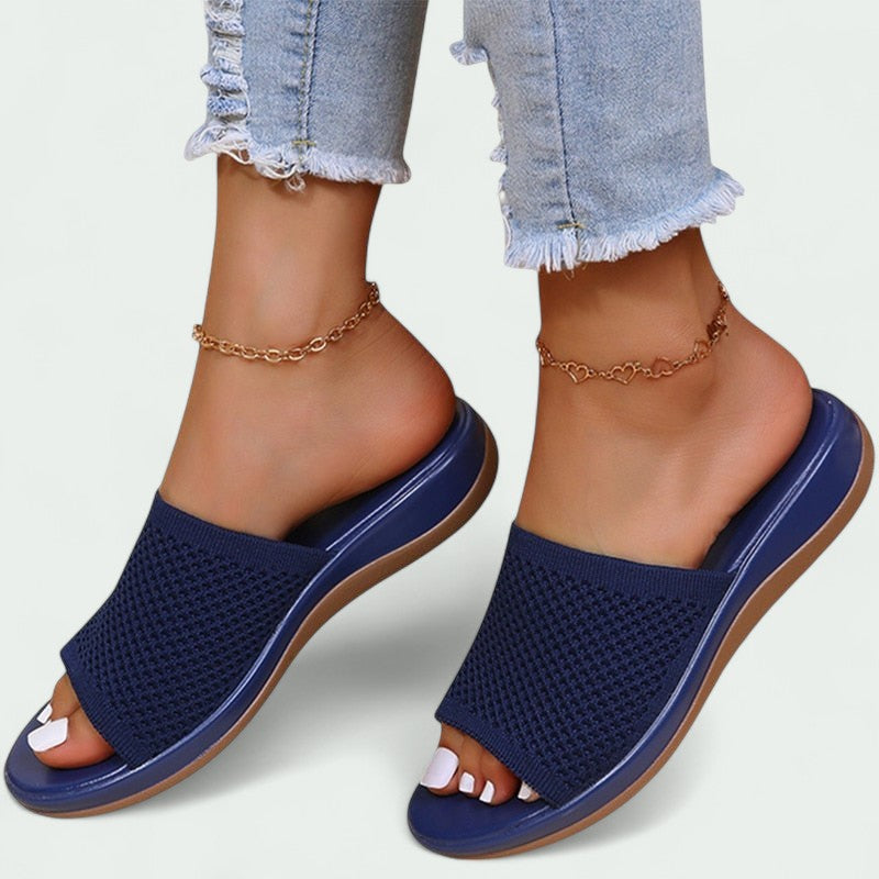 Strazoro | Women's Slip On Knit Sandals Lightweight Breathable