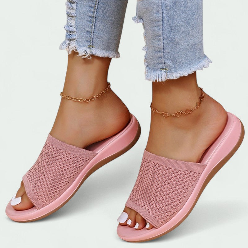 Strazoro | Women's Slip On Knit Sandals Lightweight Breathable
